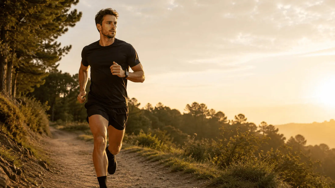 Coureur en Zone 2 travaillant son endurance et sa respiration en extérieur